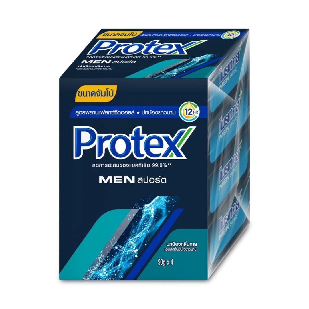 PROTEX Bar soap Men Sport 115 g pack 4 pcs