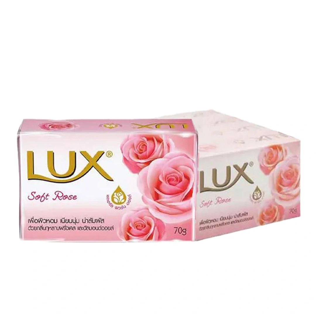 LUX Bar Soap Soft Rose 70 g x 4