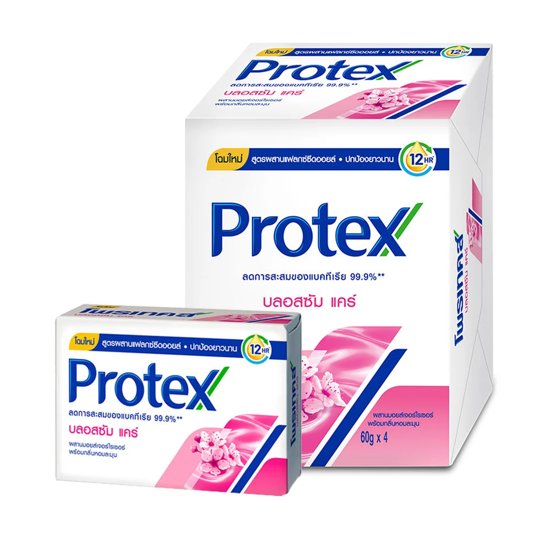PROTEX Blossom Care Bar Soap 60 g x 4