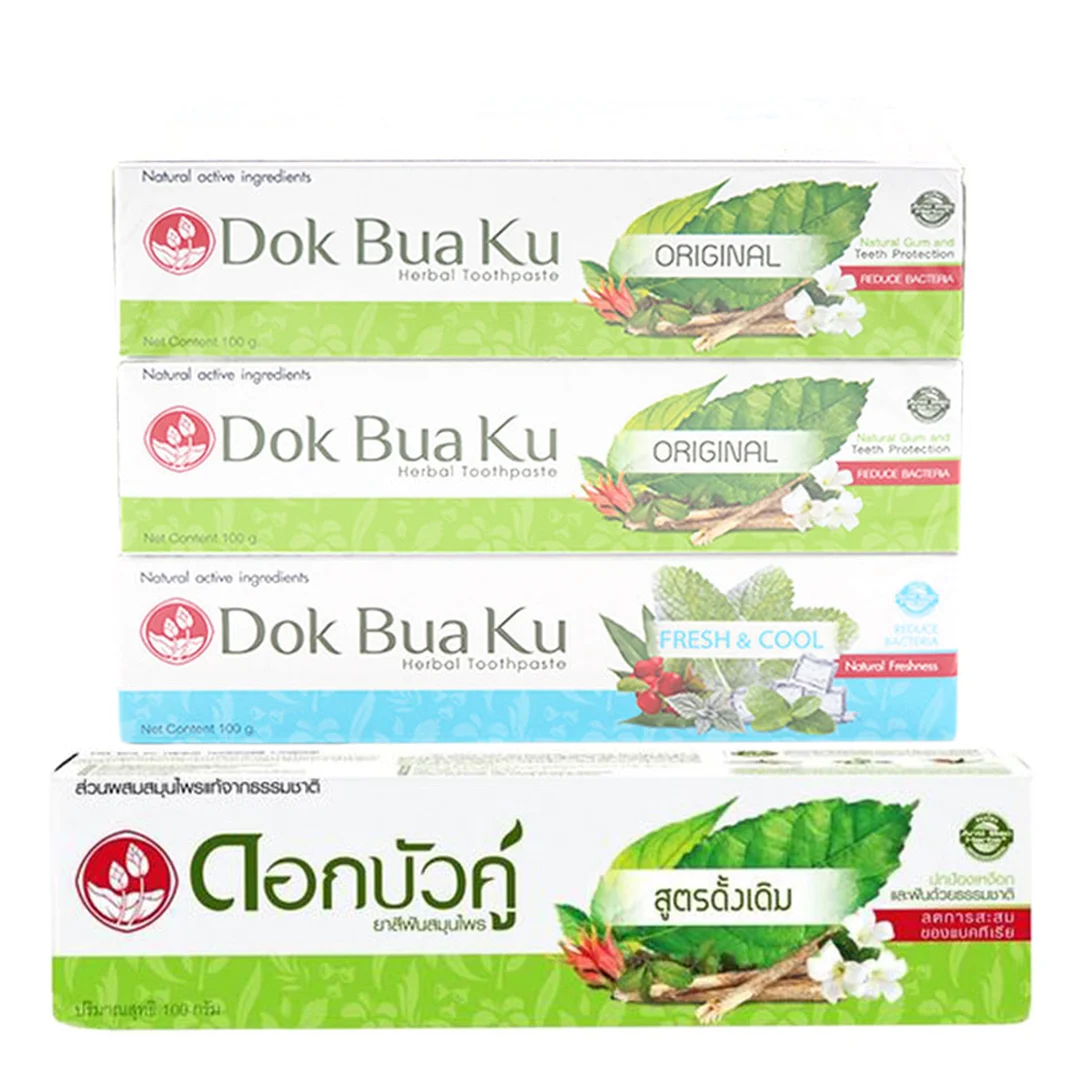 DOKBUAKU Toothpaste Special Pack 100 g x 4+2