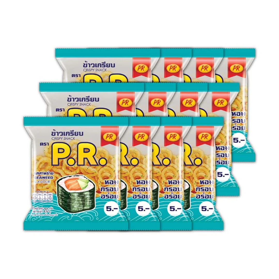 PR Crispy Snack Seaweed 20 g x 12