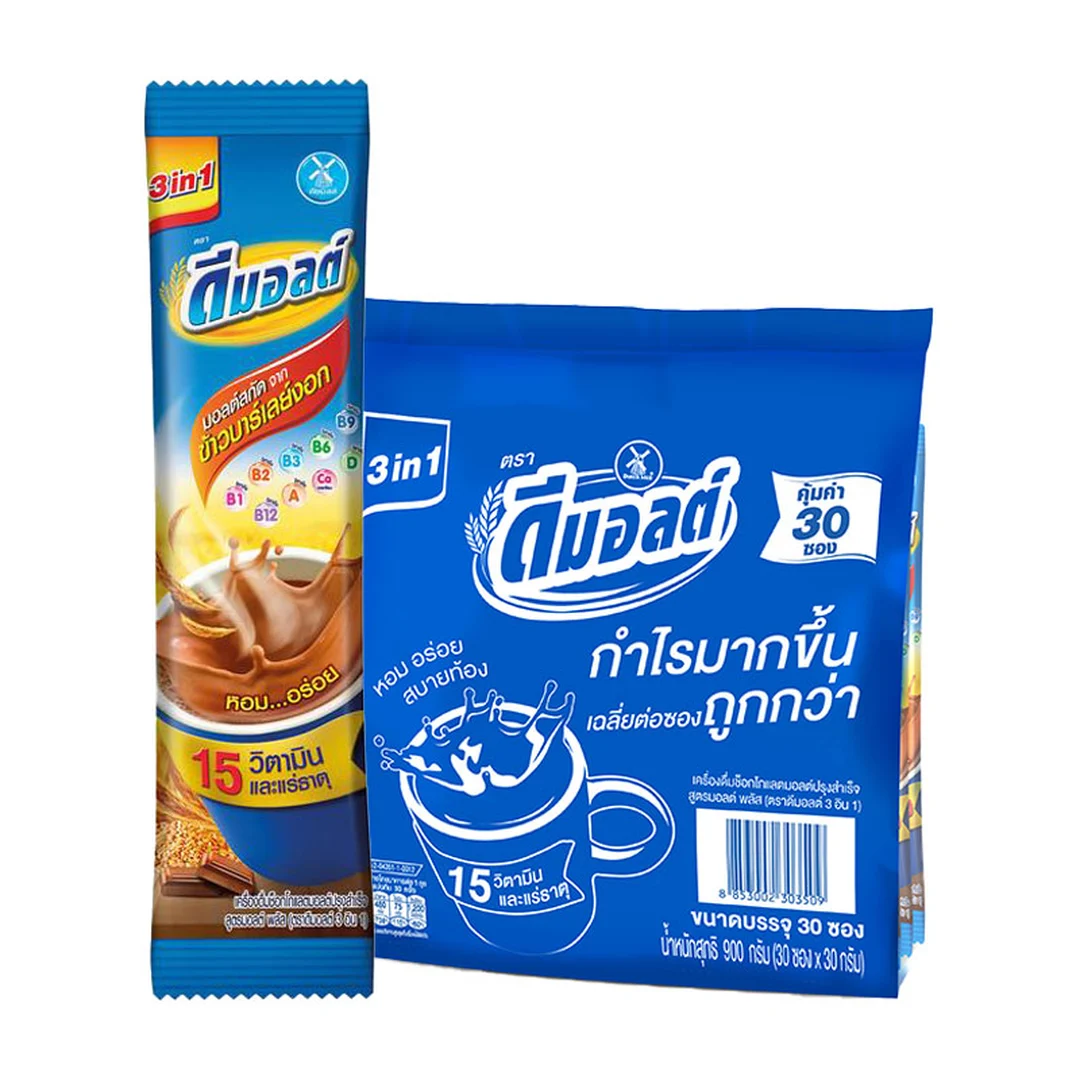 DMALT 3in1 Chocolate Malt 35 g 30 sachets