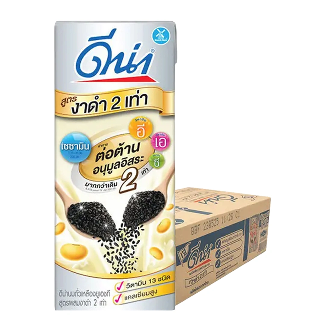 DNA Soymilk Black Sesame 230 ml 36 boxes
