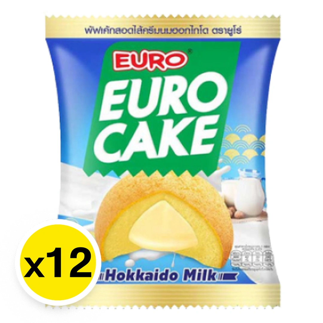 EURO Cake Hokkaido Milk 17 g x 12