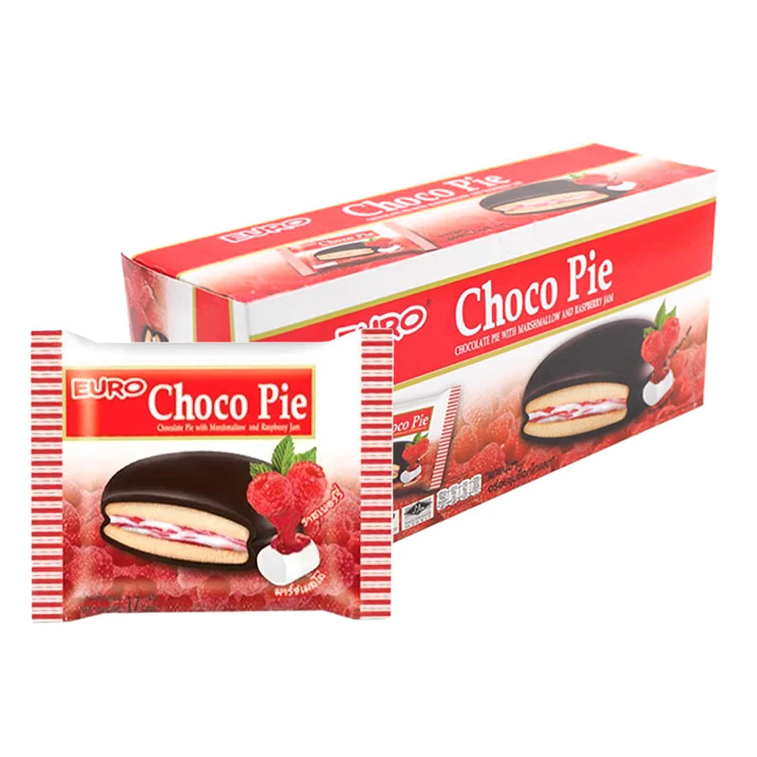 EURO CHOCOPIE Raspberry 17 g x 12