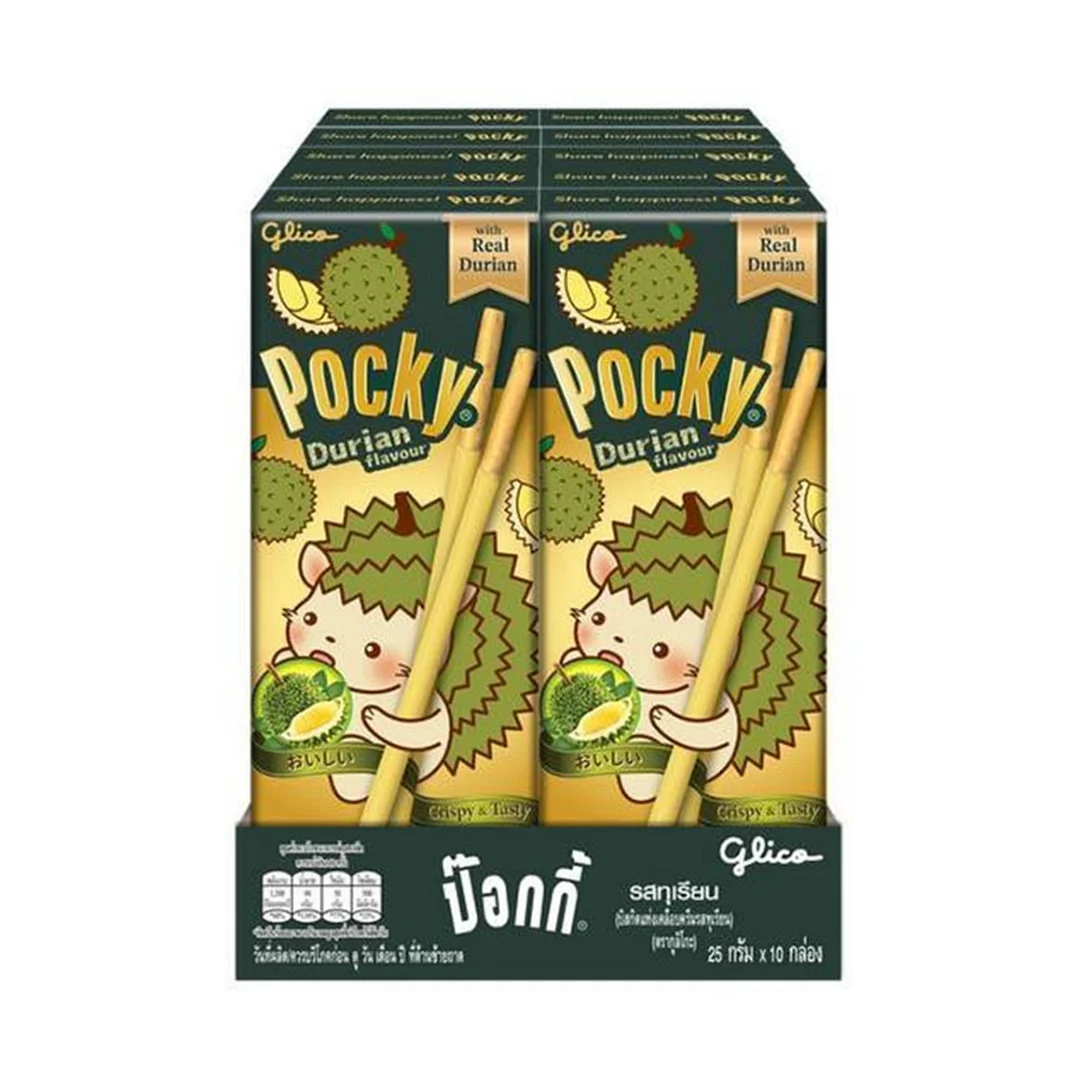 GLICO Pocky Biscuit Durian 25 g x10