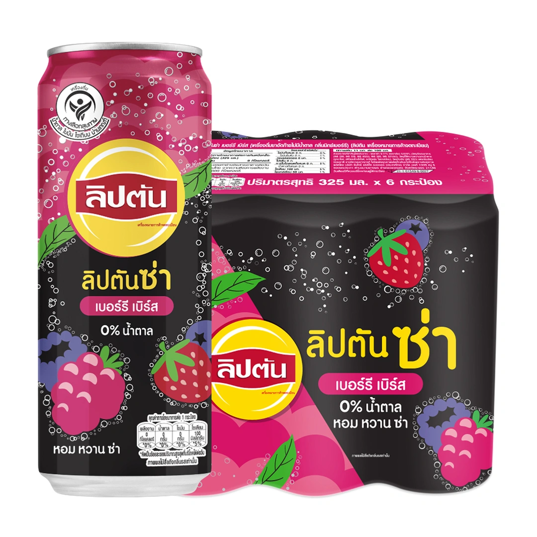 LIPTON Lemon Za Berries 325 ml x 6