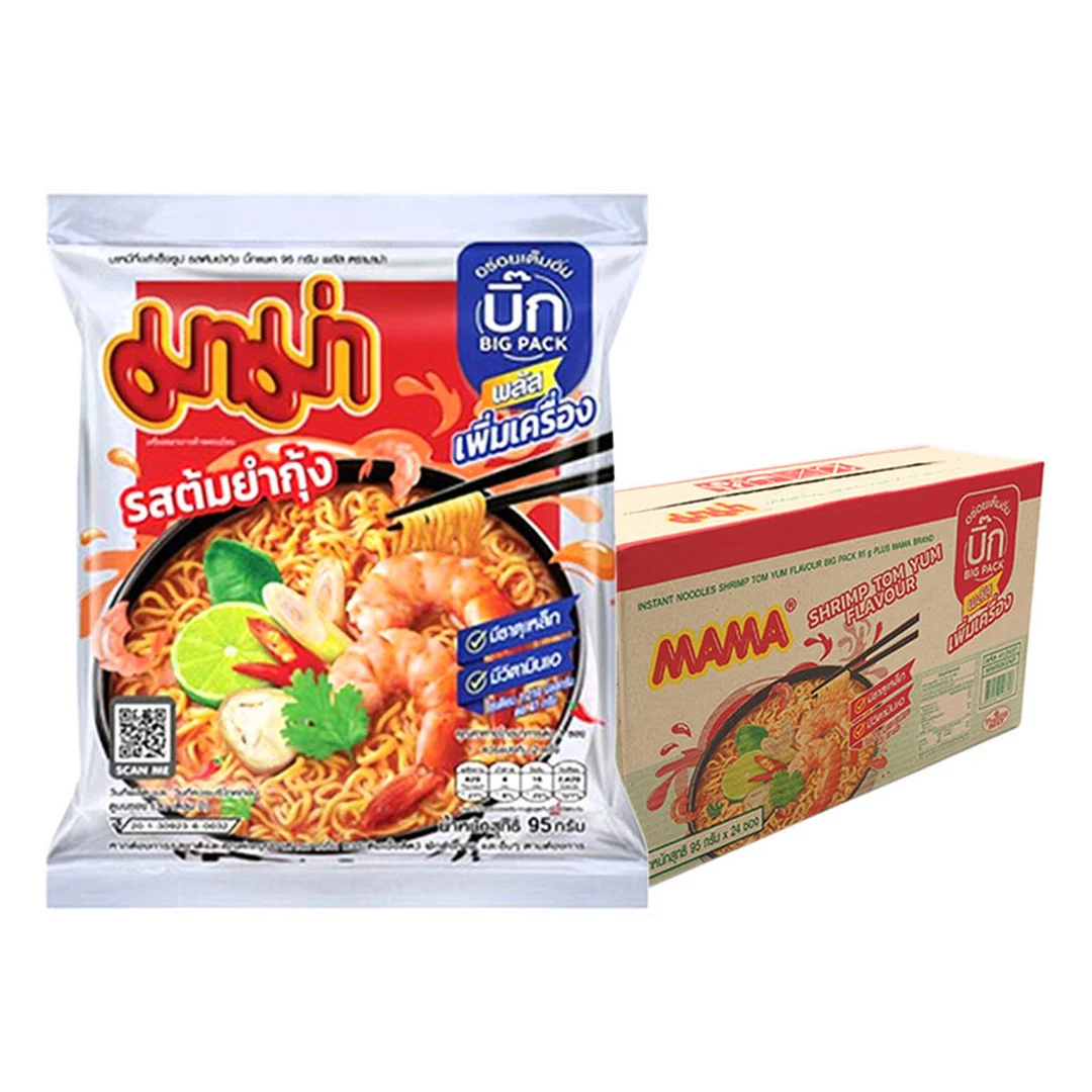 MAMA Big Pack Instant Noodle Shrimp Tom Yum 95 g x 24