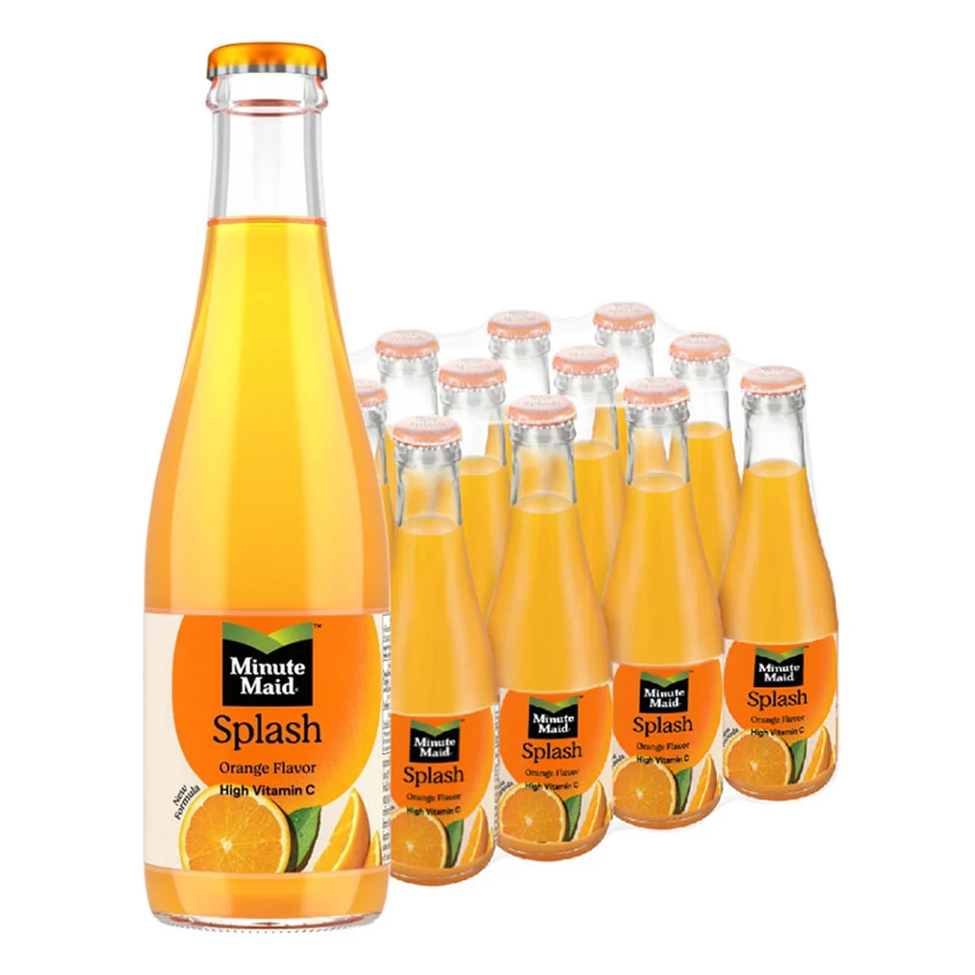 MINUTE MAID Splash 15% Orange Juice 250 ml x 12