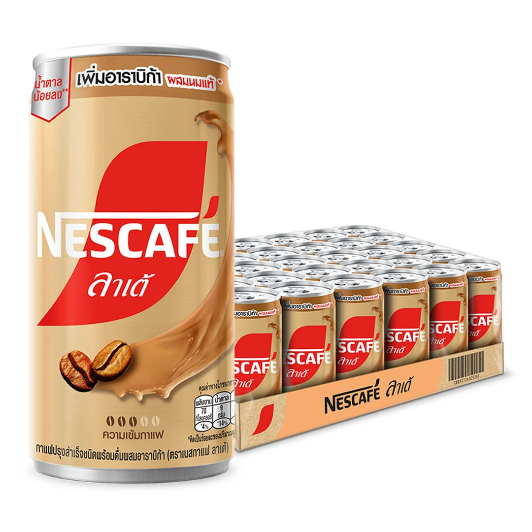 NESCAFE Ready to Drink Canned Coffee Latte 170 ml x 30