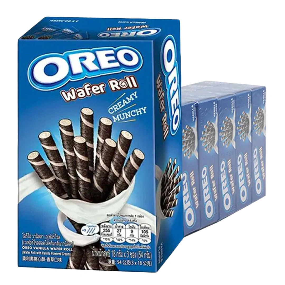 OREO Vanilla Wafer Roll 54 g x 5