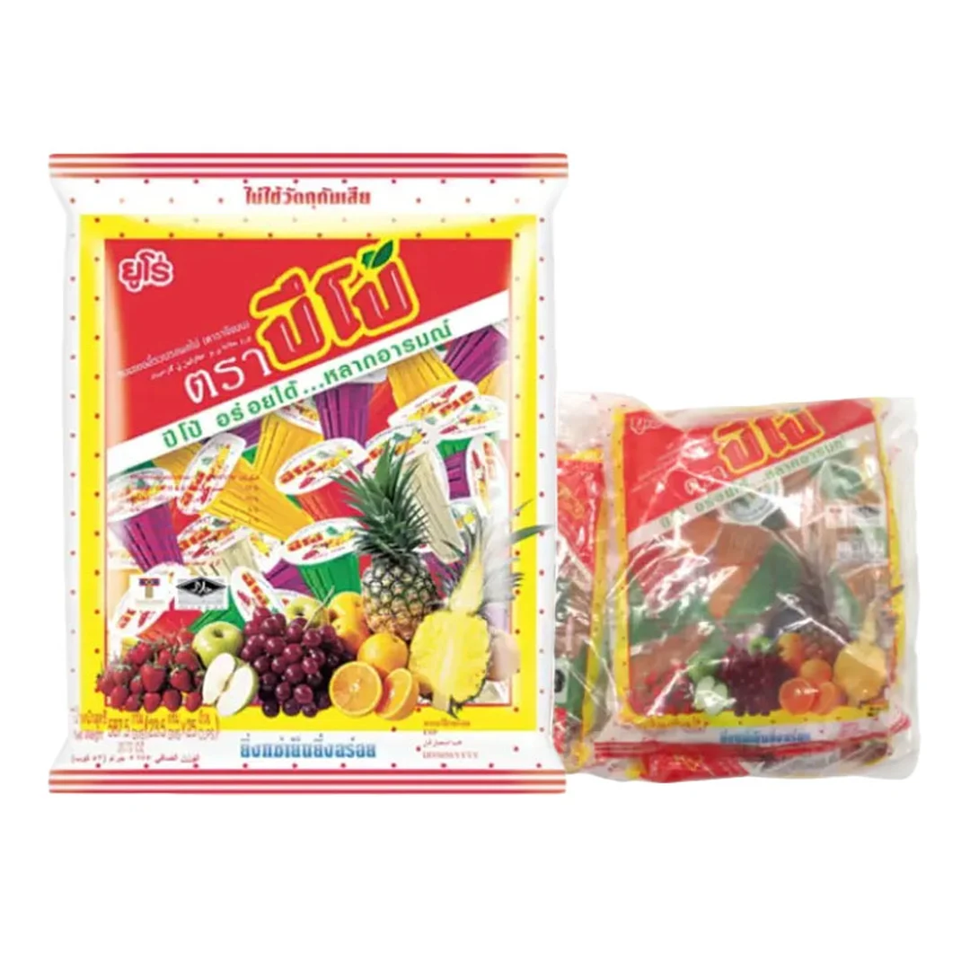 PIPO Carageenan Jelly Mixed Fruits 25 pcs x 4