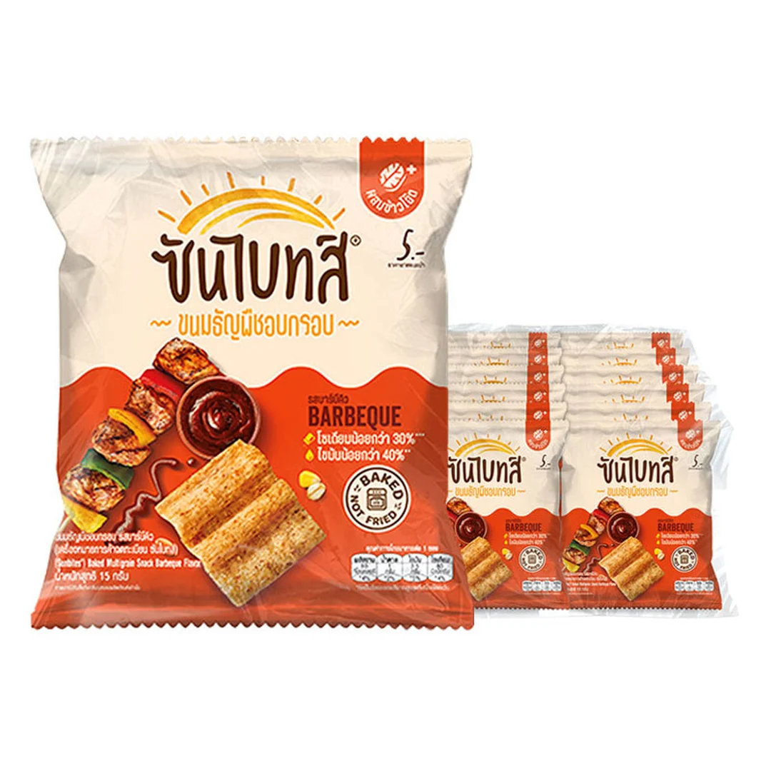 SUNBITES Multi grain BBQ 15 g x 12