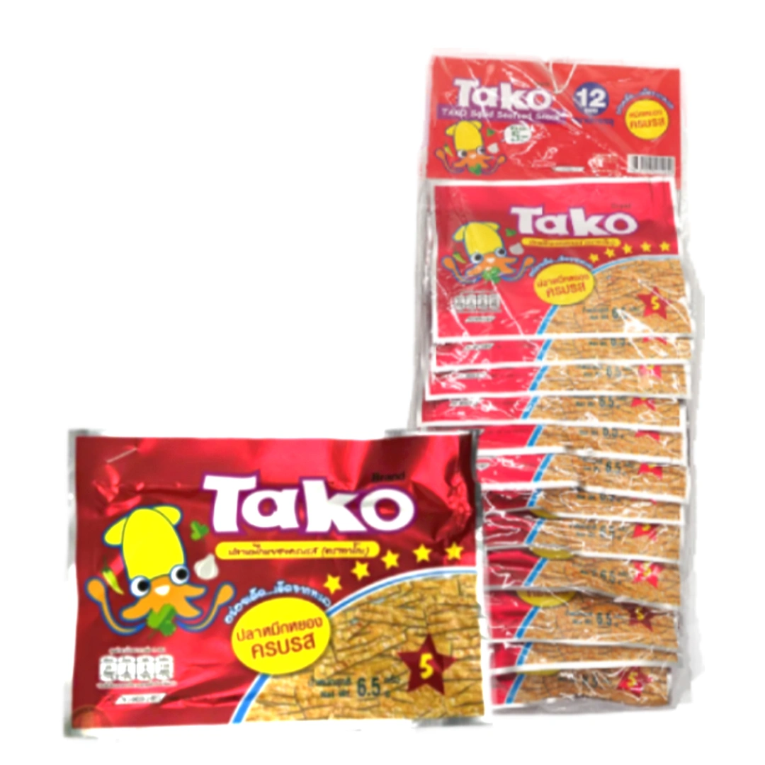 TAKO Squid Seafood Snack 8 g x 12