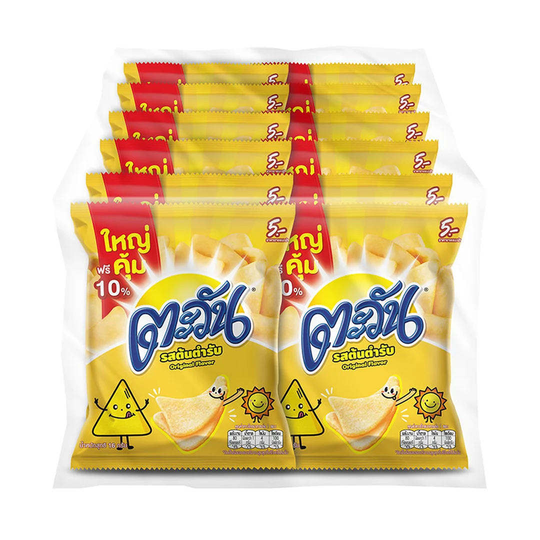 TAWAN Tapioca Chips Original Flavor 14 g x 12